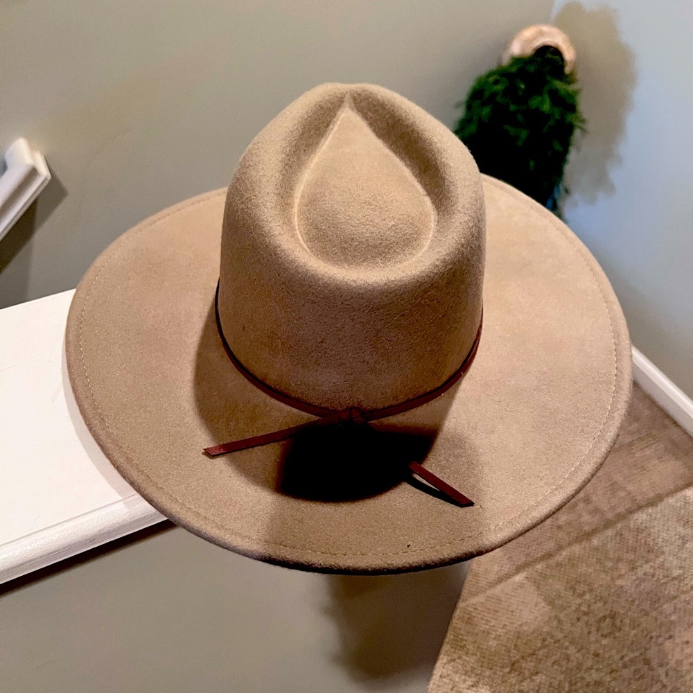 Tan Fedora Hat